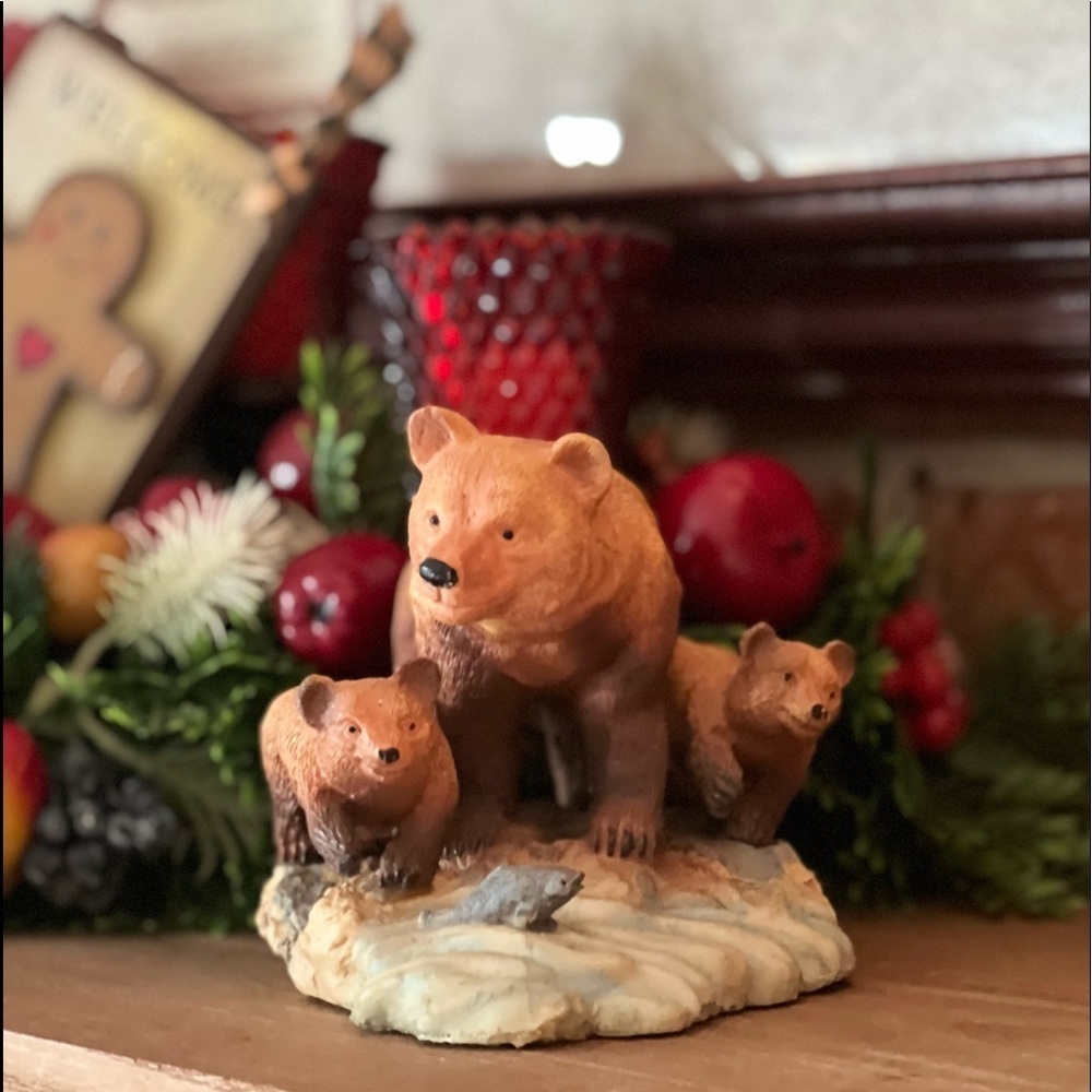 Rare Vintage 1970’s Heavy Bear Sculpture